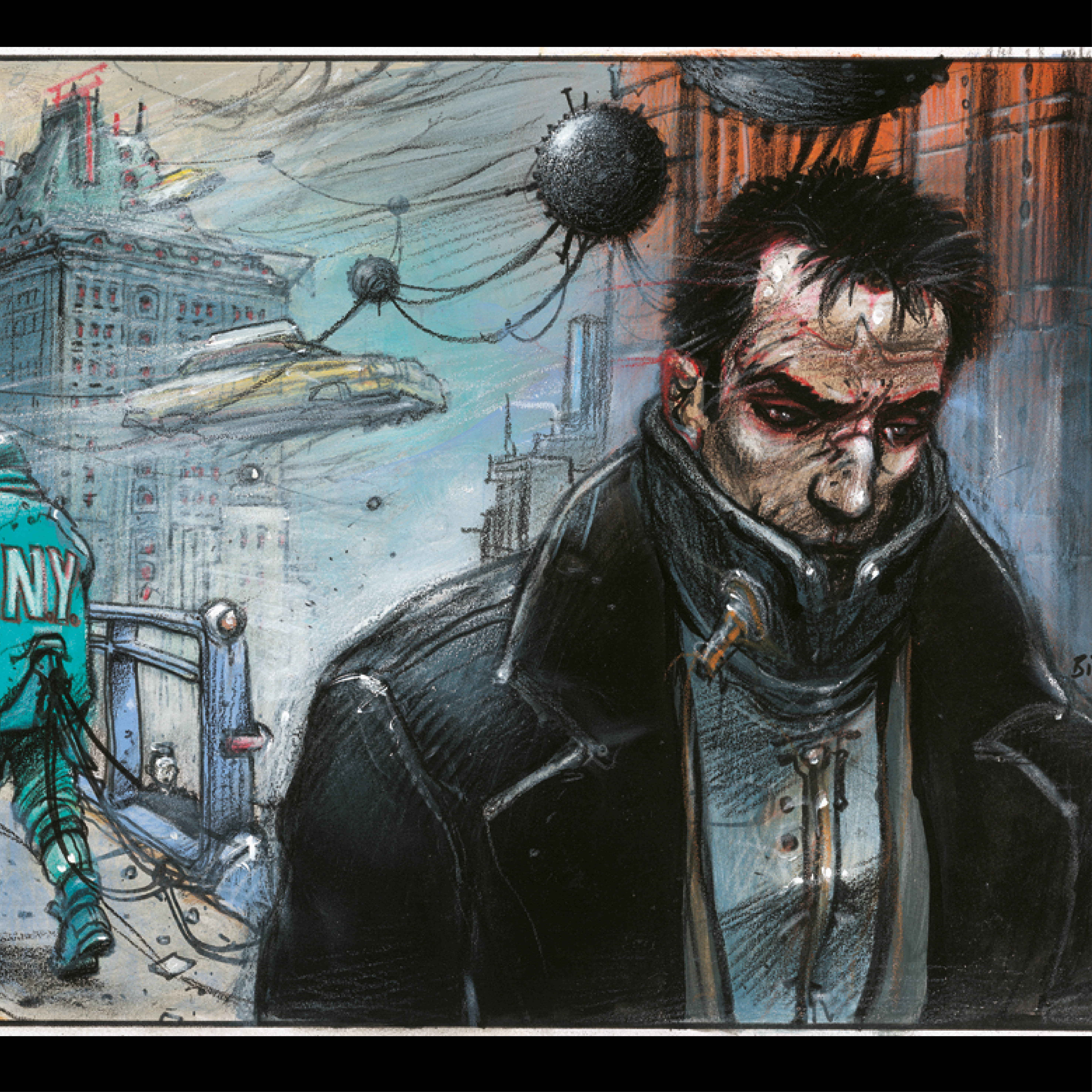 アート・デザイン・音楽 Enki bilal / catalogue un/sur/un Enki Bilal Art Book Catalogue UN/SUR/UN French Comic Artist
